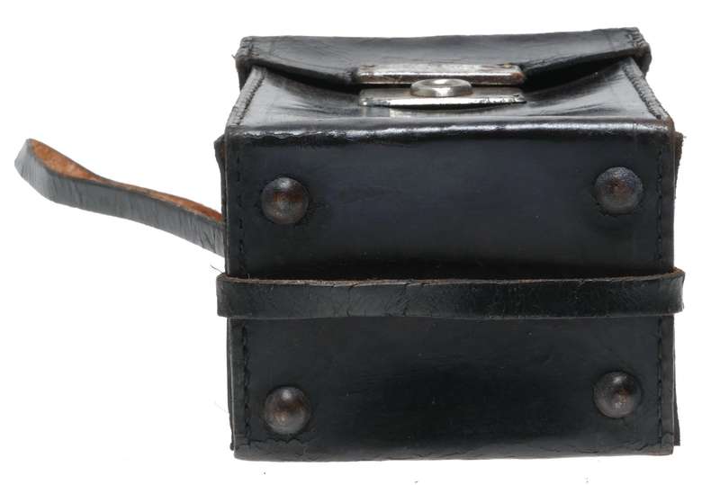 Used Hard case vintage film camera antique leather in used condition