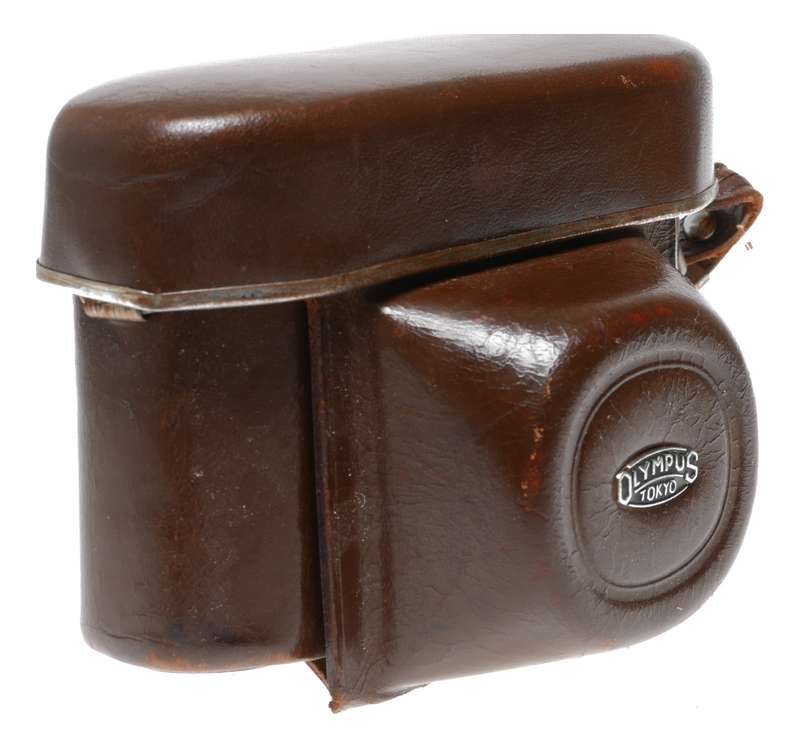 Olympus Original Tokyo vintage film camera antique leather case in used condition