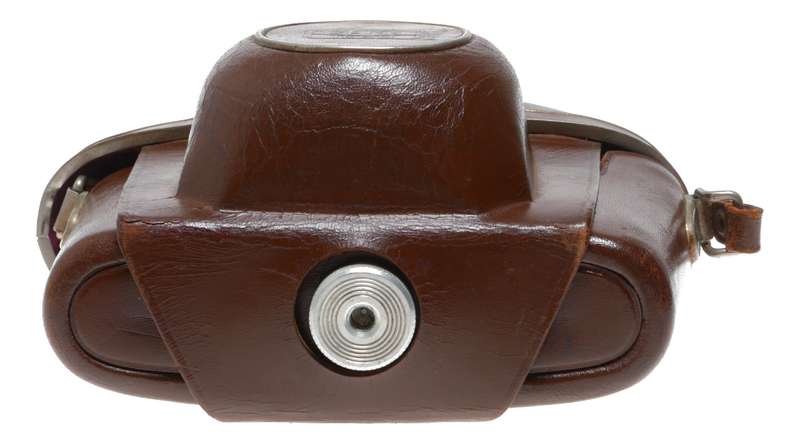 Ikon original vintage film camera antique leather case Zeiss