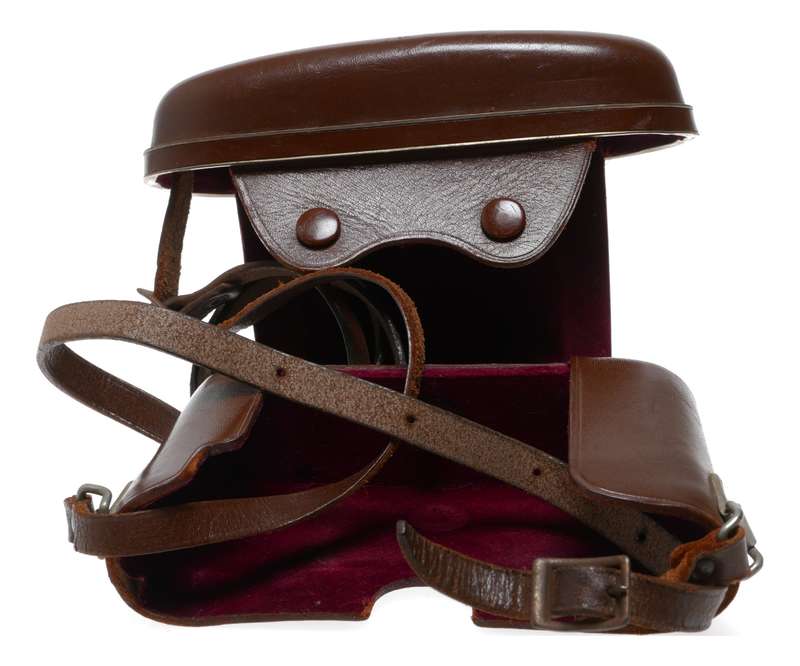 Ikon original vintage film camera antique leather case Zeiss