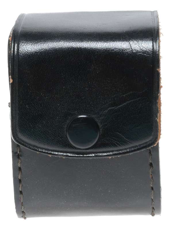 Canon little vintage film camera antique leather case in used condition