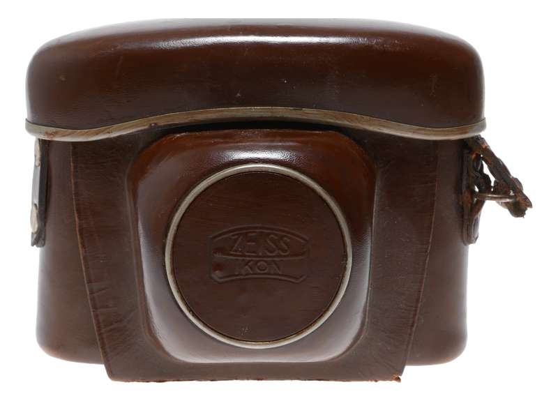 Zeiss Ikon vintage film camera antique Patent leather case with starp