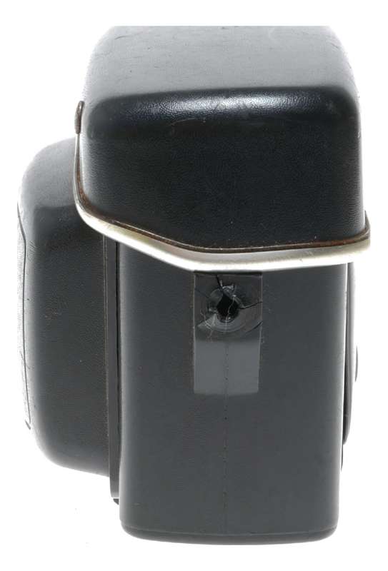 Agfa black vintage film camera antique leather case in used condition