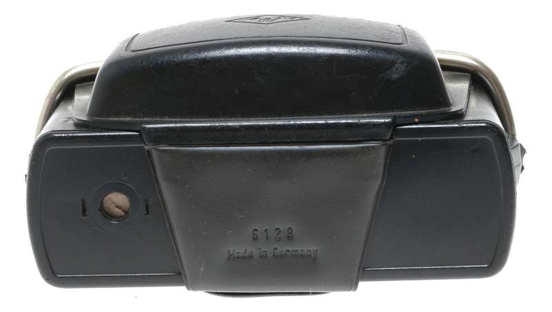 Agfa black vintage film camera antique leather case in used condition
