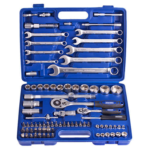 82PCS 1/4& 1/2"DR SOCKET & BIT SET