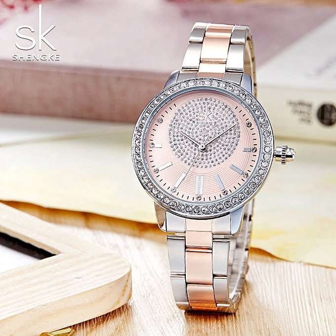 Shengke K0075 Womens Watch - Silver