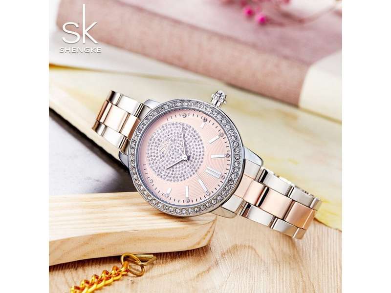 Shengke K0075 Womens Watch - Silver