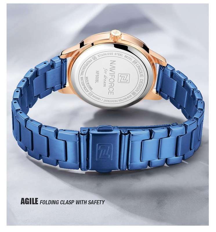 Naviforce 5008 Womens Watch - Blue
