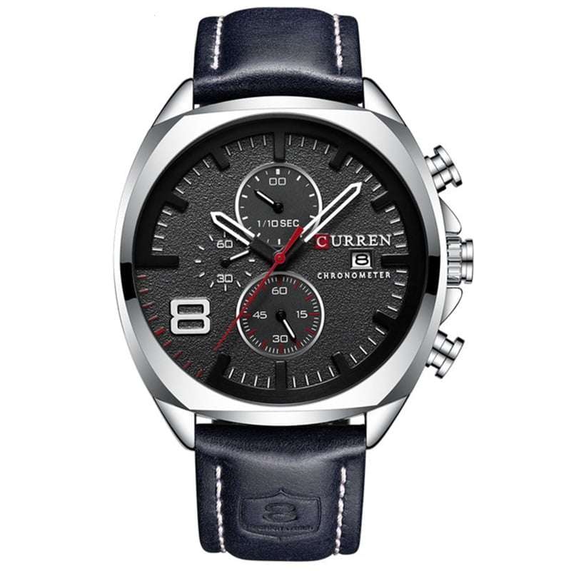Curren 8324 Mens Chronograph Watch - Blue