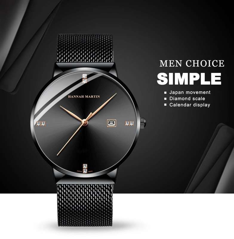 Hannah Martin HM901 Womens Watch - Black
