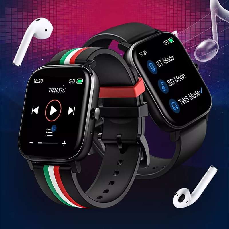 Colmi P12 Smart Watch - Black