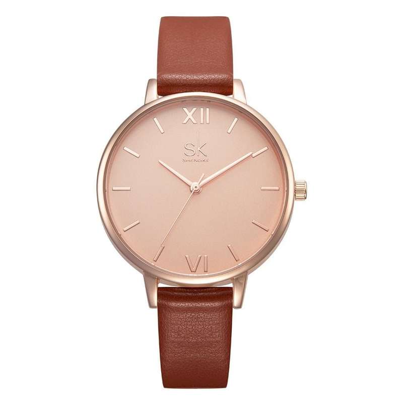 Shengke K0039 Womens Watch - Brown