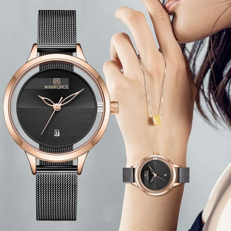 Naviforce 5014 Womens Watch - Black