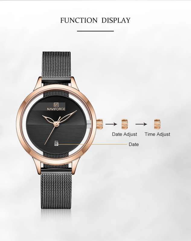 Naviforce 5014 Womens Watch - Black