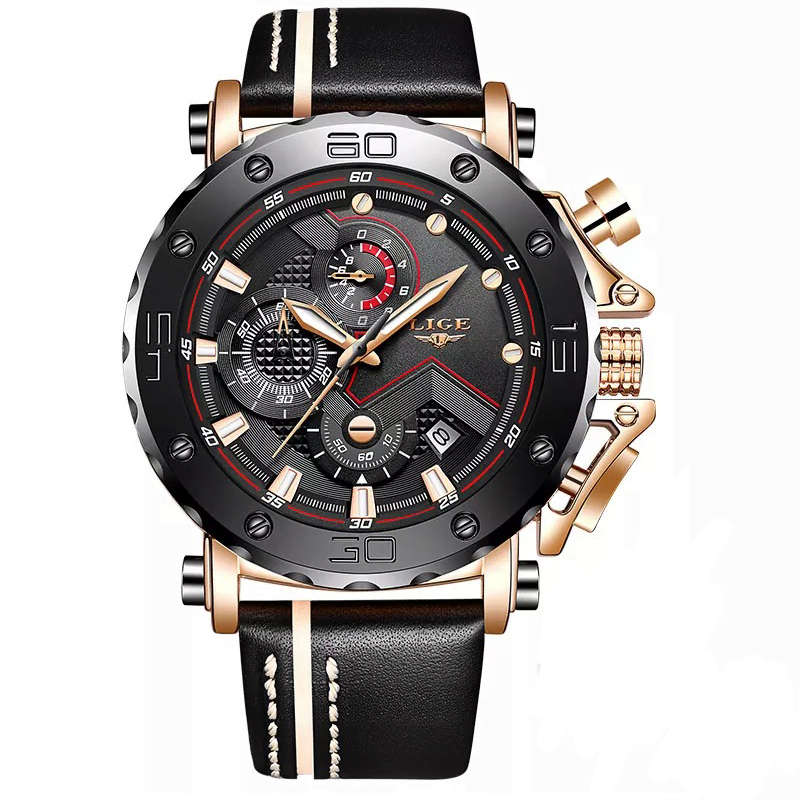 Lige 8856 Mens Chronograph Watch