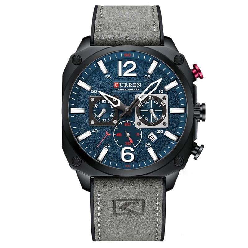 Curren 8398 Mens Chronograph Watch  Grey