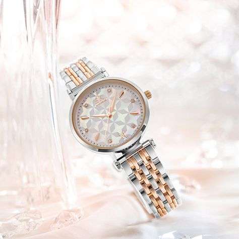 Shengke K0136 Womens Watch - Rose Gold/Silver