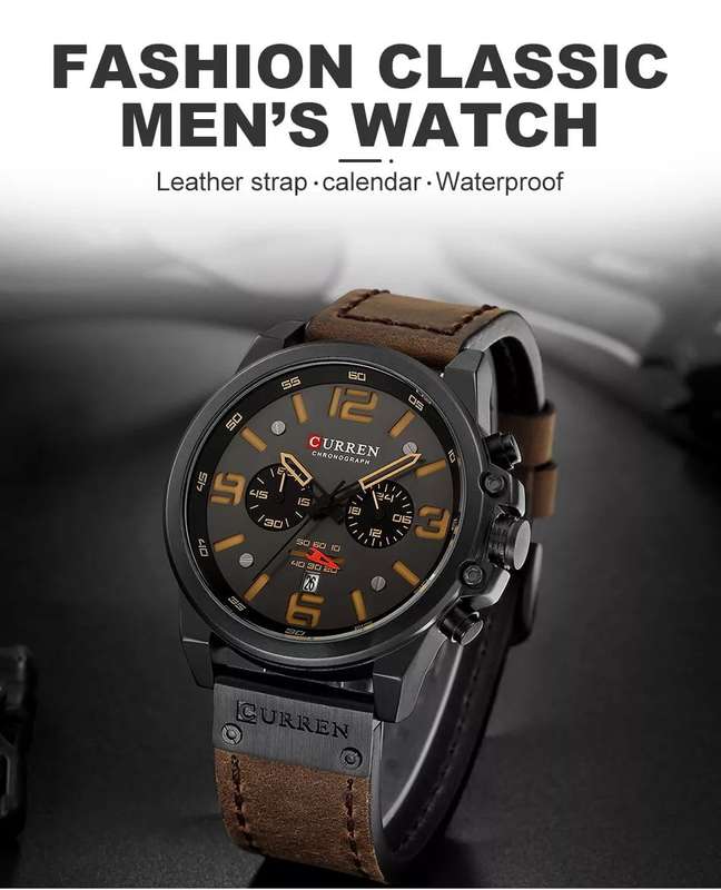 Curren 8314 Mens Chronograph Watch