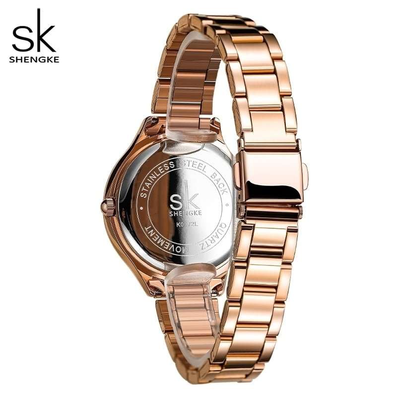 Shengke K0172 Womens Watch - Rose Gold