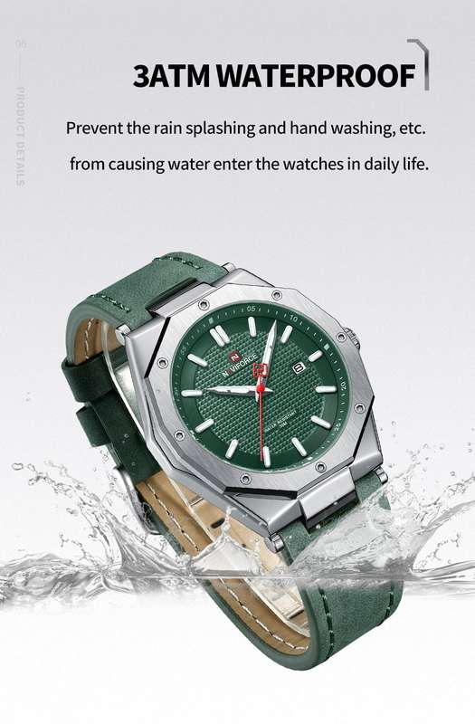 Naviforce 9200 Mens Chronograph Watch - Green