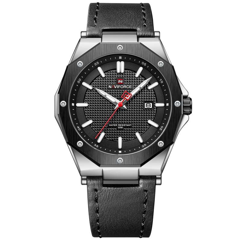 Naviforce 9200 Mens Chronograph Watch - Black