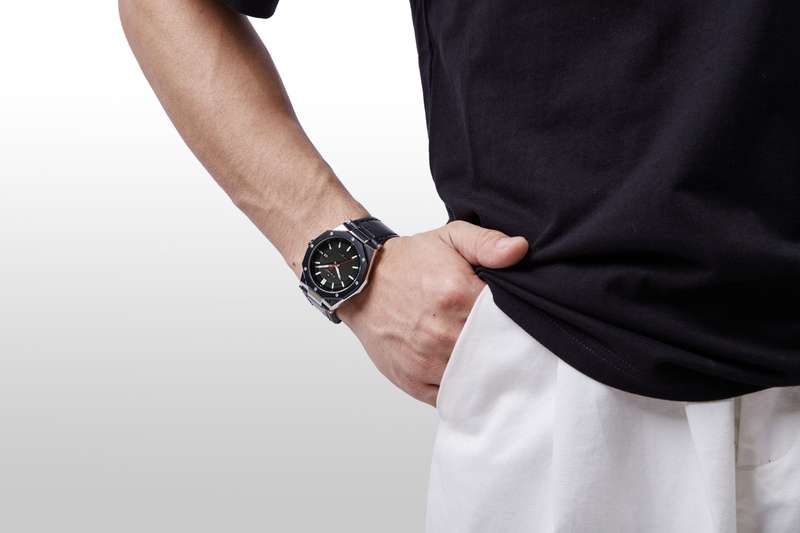 Naviforce 9200 Mens Chronograph Watch - Black
