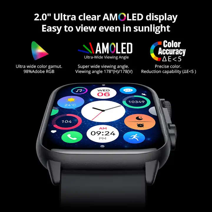 Colmi C81 Smart Watch - Black