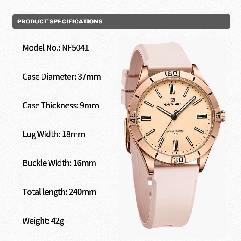 Naviforce 5041 Womens Watch - Pink