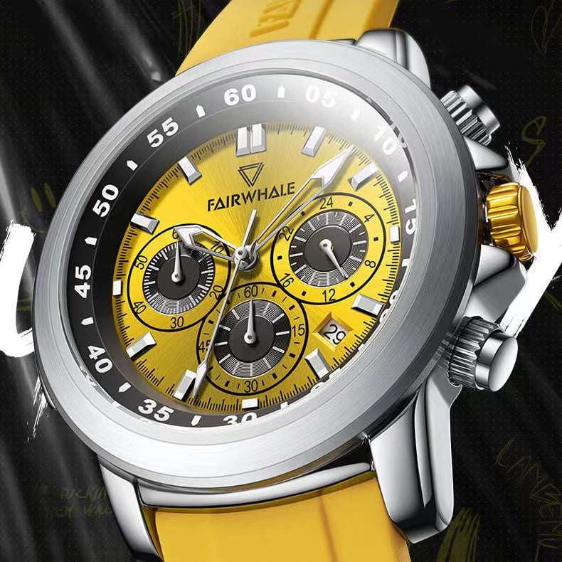 Mark Fairwhale 5520 Mens Watch - Yellow