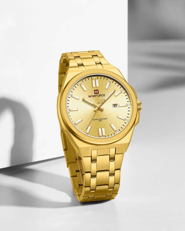 Naviforce 9226 Mens Watch - Gold