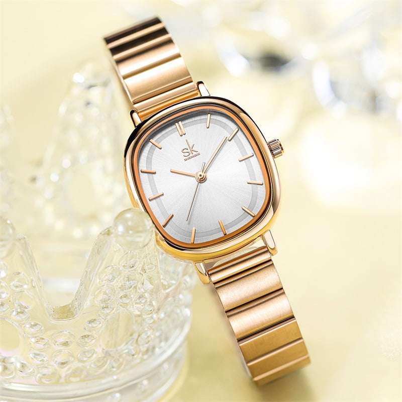 Shengke K0174 Womens Watch - Rose Gold