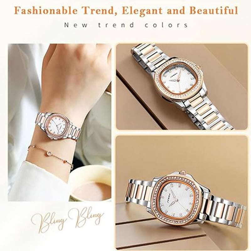 Sinobi S9887L Womens Watch - Silver/Pink