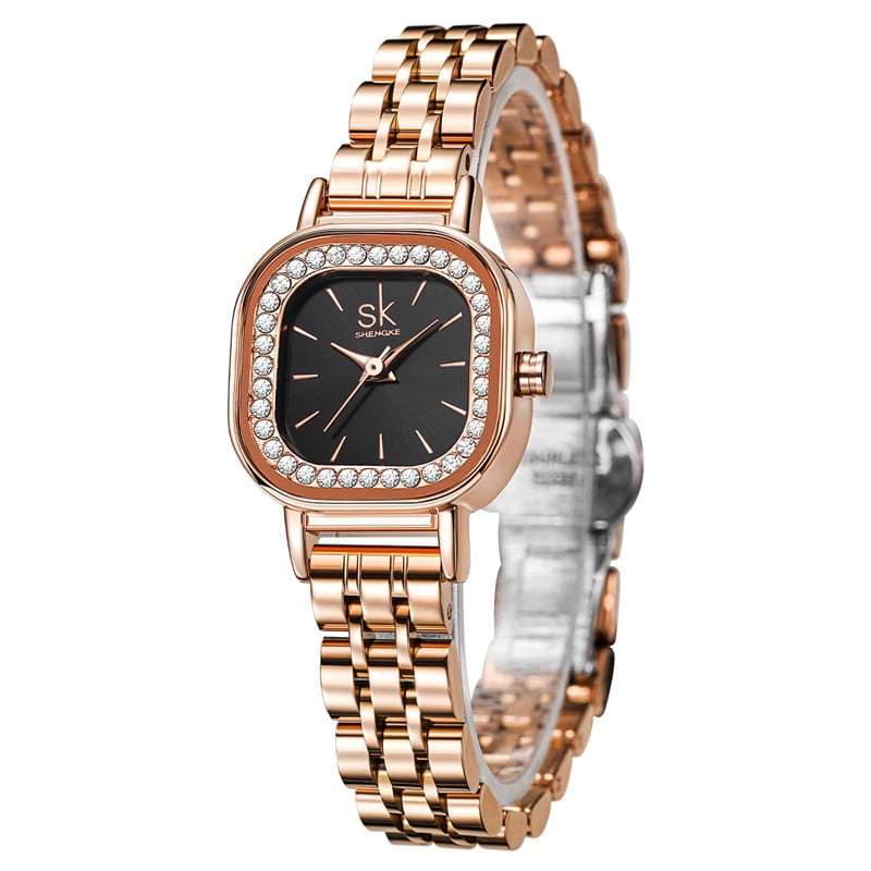 Shengke K0170 Womens Watch - Rose Gold
