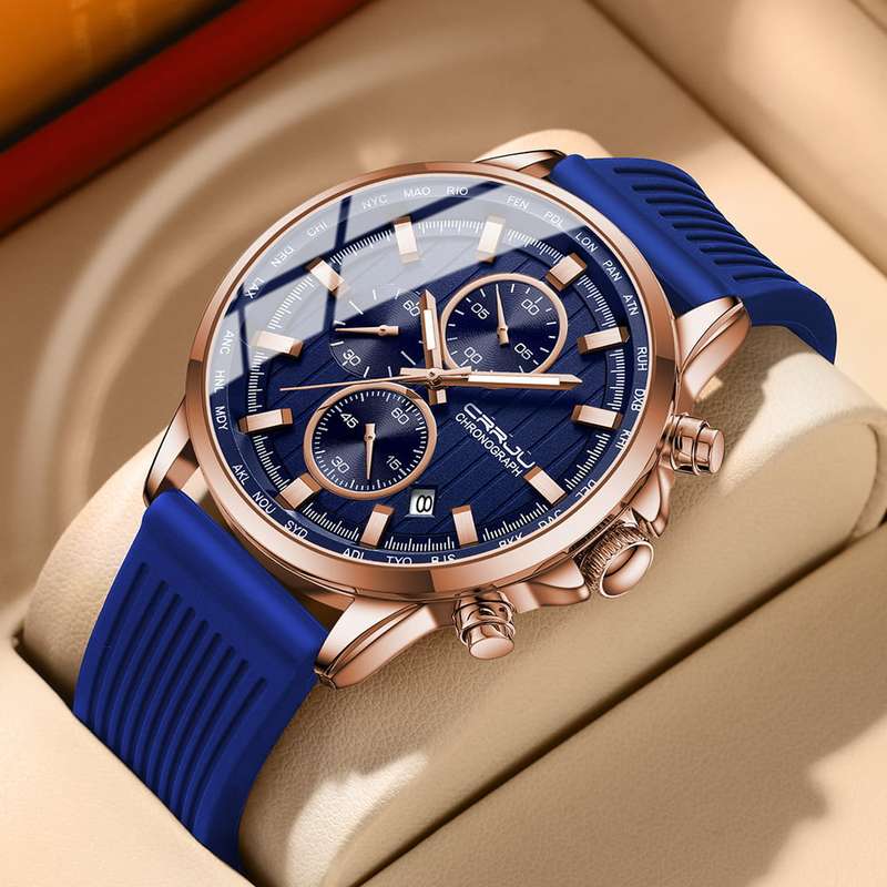 CRRJU 2315 Mens Chronograph Watch - Blue