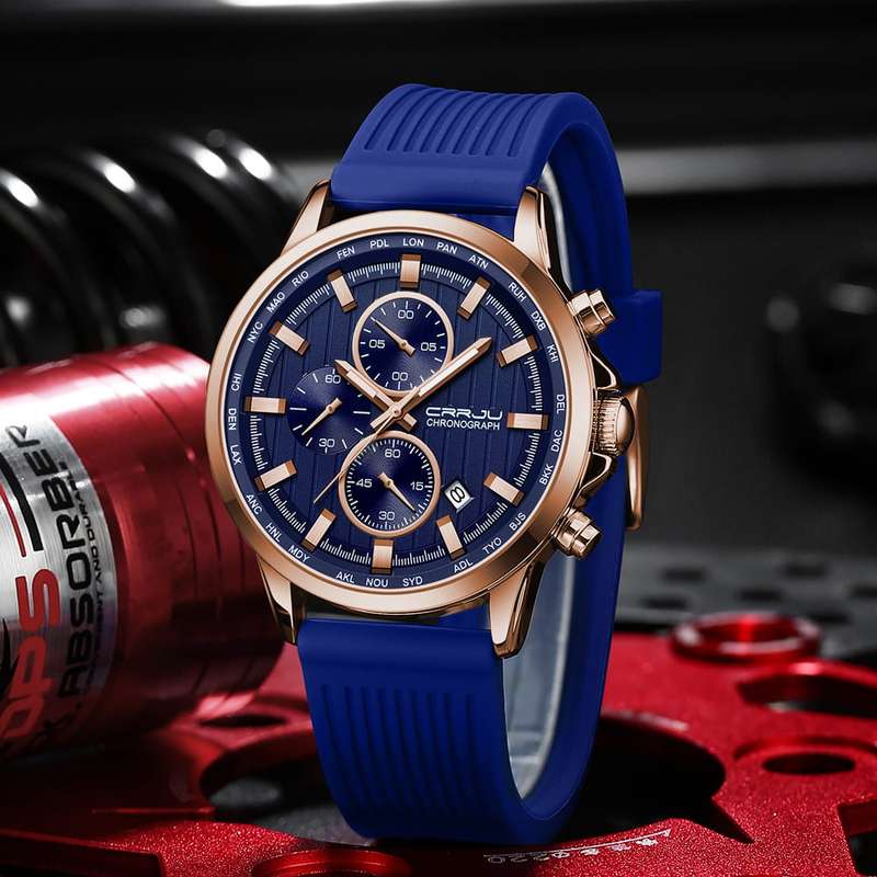 CRRJU 2315 Mens Chronograph Watch - Blue