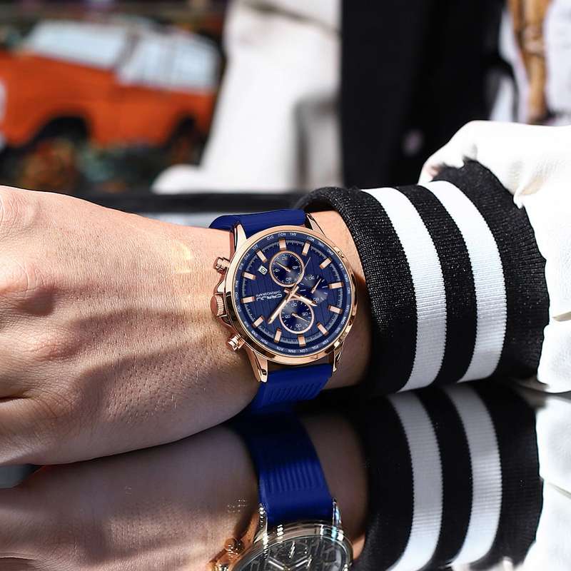 CRRJU 2315 Mens Chronograph Watch - Blue