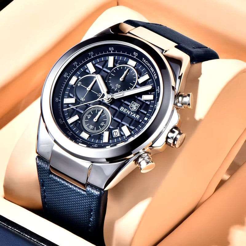 Benyar 5206 Mens Chronograph Watch - Blue