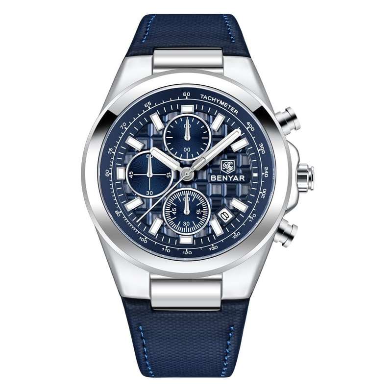 Benyar 5206 Mens Chronograph Watch - Blue