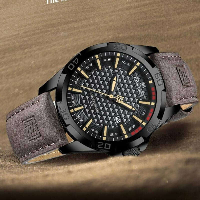 Naviforce 8023 Mens Watch - Coffee