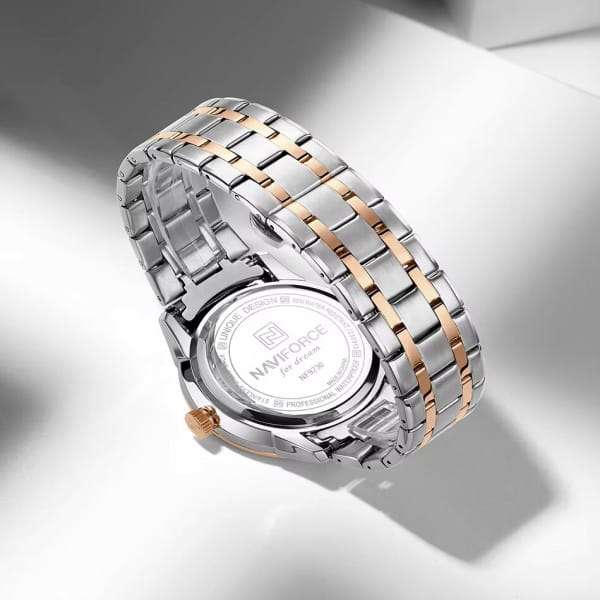 Naviforce 9230 Mens Watch - Silver/Gold