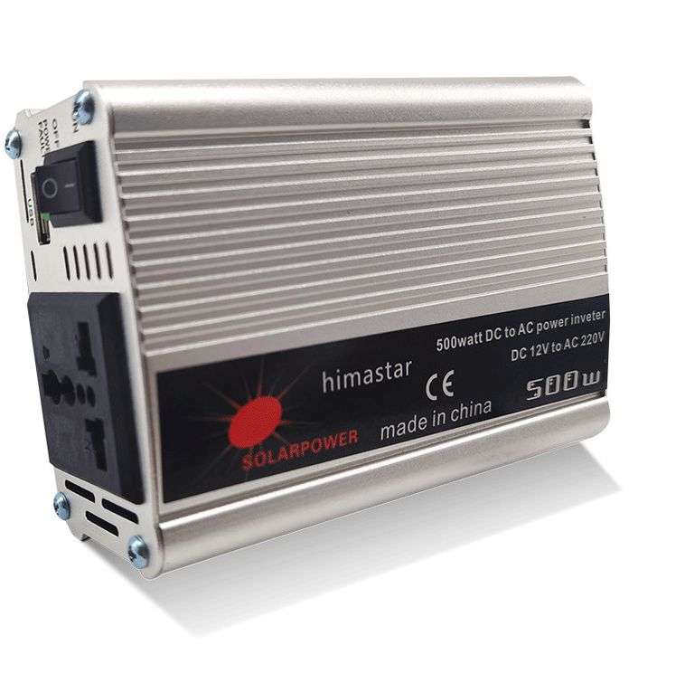 500 Watts 12v DC to 220v AC Inverter  - 500W Peak Power 12V Inverter