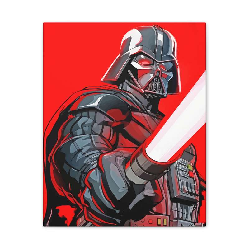 Darth Vader Painting Printed on A2 Stretched Canvas 24" x 18"