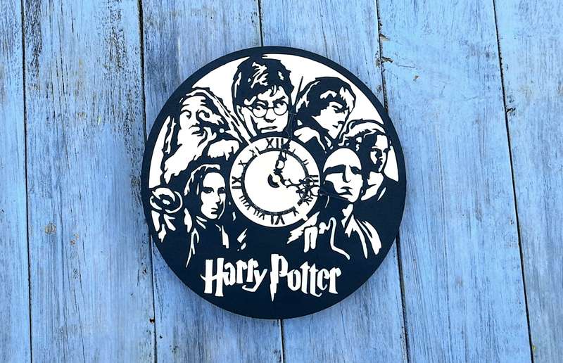 Harry Potter Wall Clock Digital Design SVG