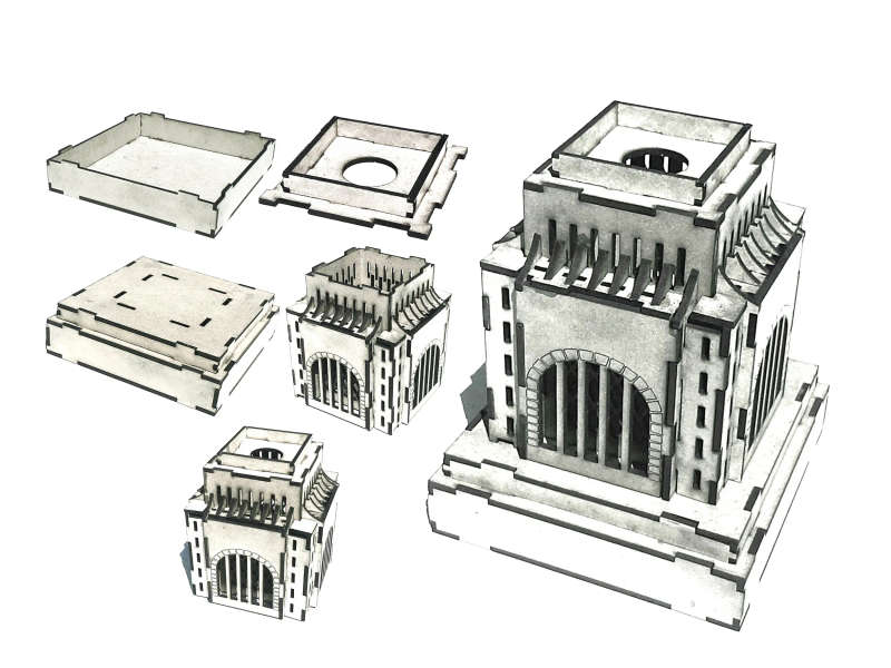 3D Puzzle Voortrekker Monument - 72 Pieces
