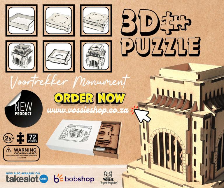 3D Puzzle Voortrekker Monument - 72 Pieces