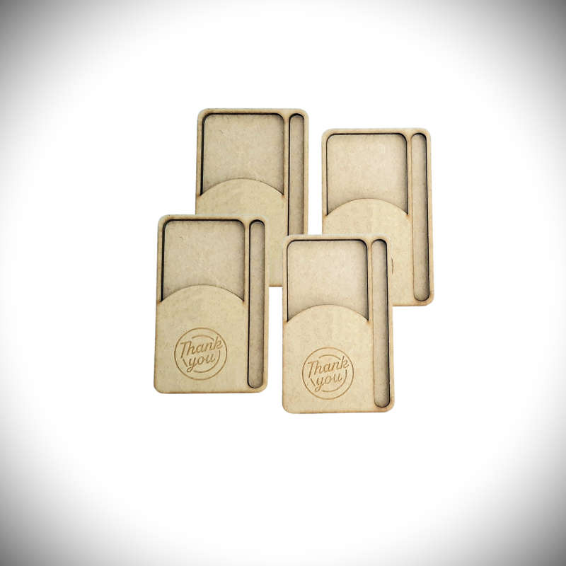 Rustic Trupan MDF Bill Folder: Elegant Dining Essential for Restaurants and Coffee Shops