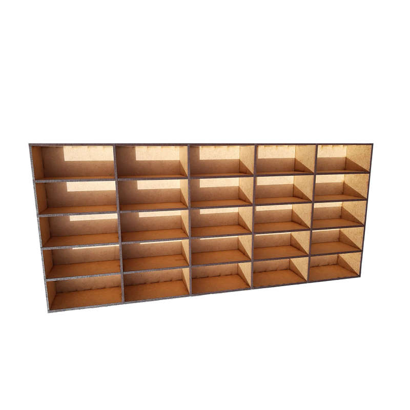 1:64 Model Car Display Shelf - Stylish Storage Shelf for Hot Wheels & Matchbox Collections (25 Cars)