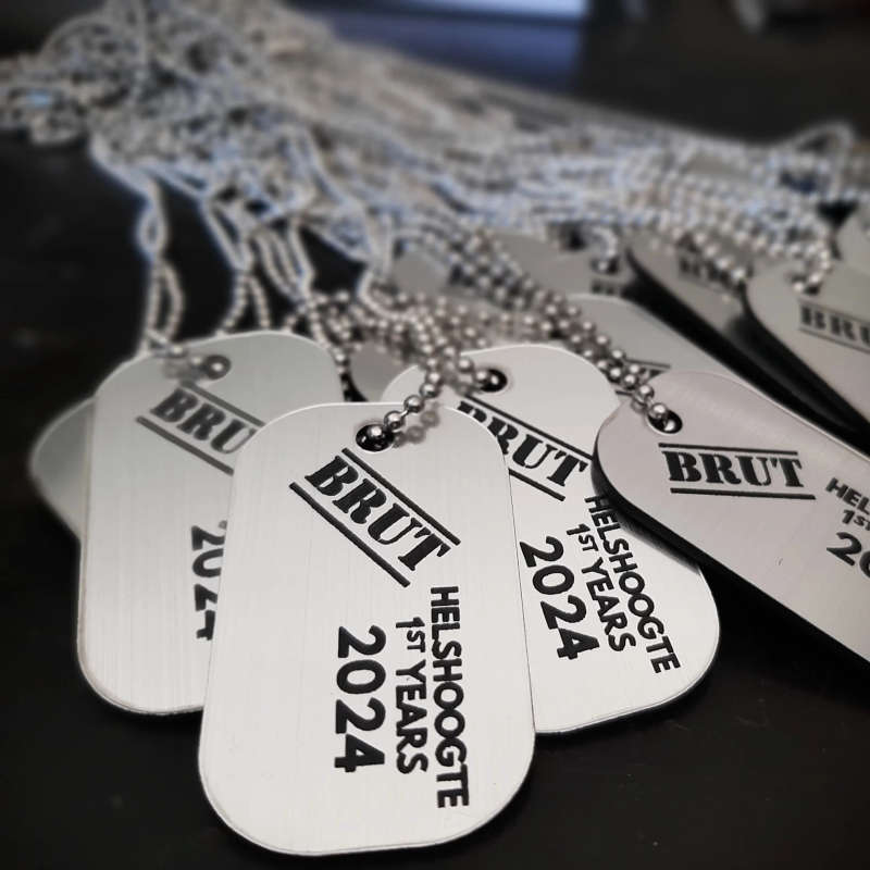 Custom Army Dogtag - Personalized 50mm x 29mm