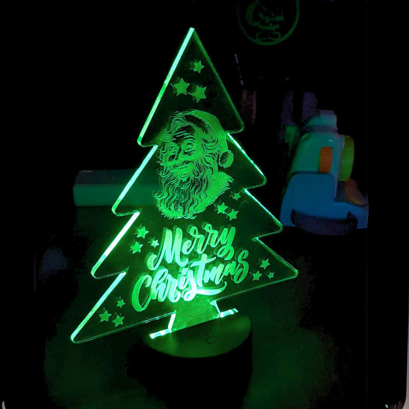 Festive Glow RGB LED Christmas Tree with Remote