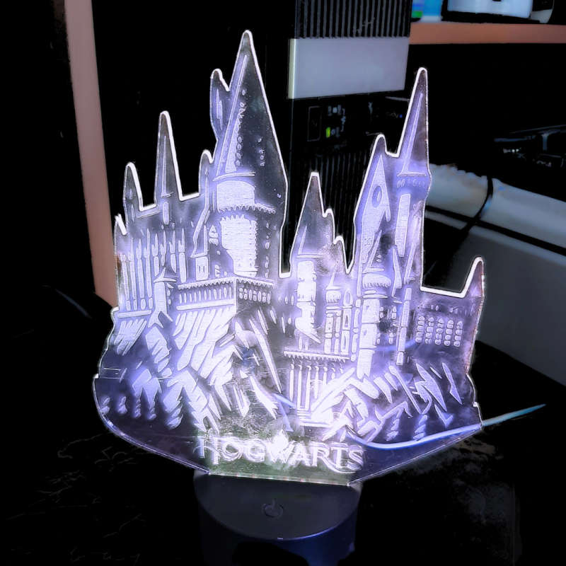 RGB LED Hogwarts Castle Lamp Decoration with Remote